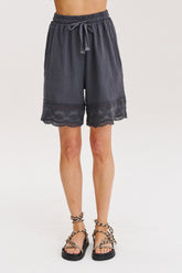 Midnight Bay muslin shorts
